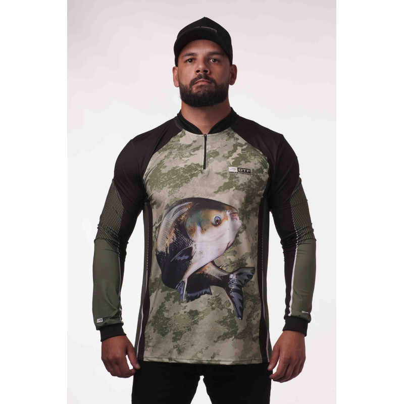 DTF 2015-1 - CAMISA ZÍPER TAMBA COMFORT - VERDE