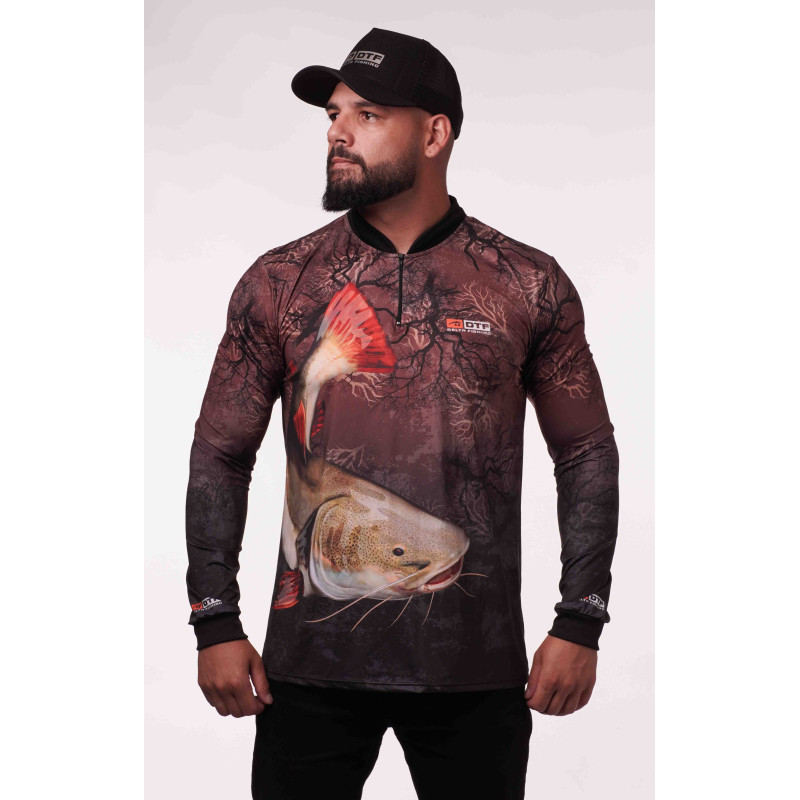 DTF 2014-1  - CAMISA ZÍPER PIRARARA EXTREME COMFORT - MARROM