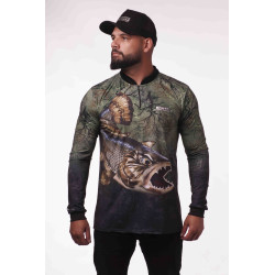 DTF 2016-1 - CAMISA ZÍPER TRAÍRA COMFORT - VERDE