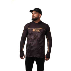 DTF 2003-5 - CAMISA FLEX CAMO SHADOW COMFORT - PRETO