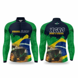 DTA 3008-1 - CAMISA RAGLAN ZÍPER COMFORT ML AGRO