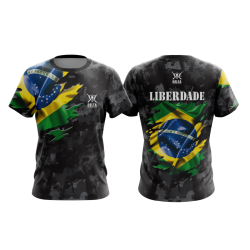 DFH004 - CAMISA BASICA BRASIL - PRETO