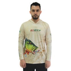 DTF1077-5 - CAMISA CAPUZ BACIA AMAZONICA - AREIA