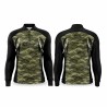 DTF 1111-1  - CAMISA ZÍPER COMFORT ML SNOOK CAMOUFLAGE