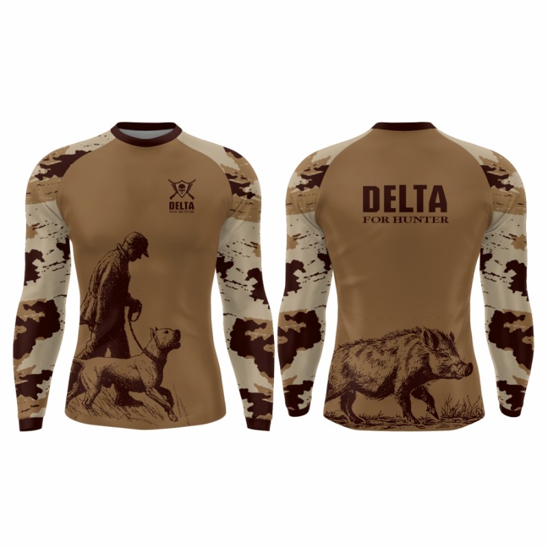 DFH103 - CAMISA RAGLAN DRY ML CAÇADOR