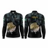 DTF 1131-1  - CAMISA ZÍPER COMFORT ML TAMBA - PRETO